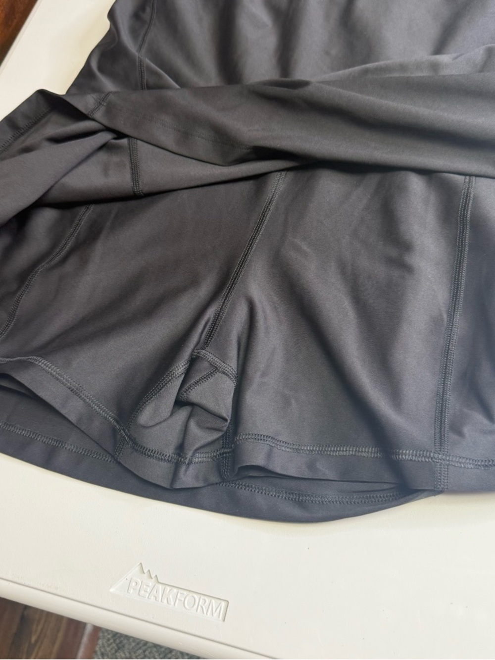 Old Navy Black Athletic Dress with built in shorts Size L a line sleevless - Picture 5 of 9
